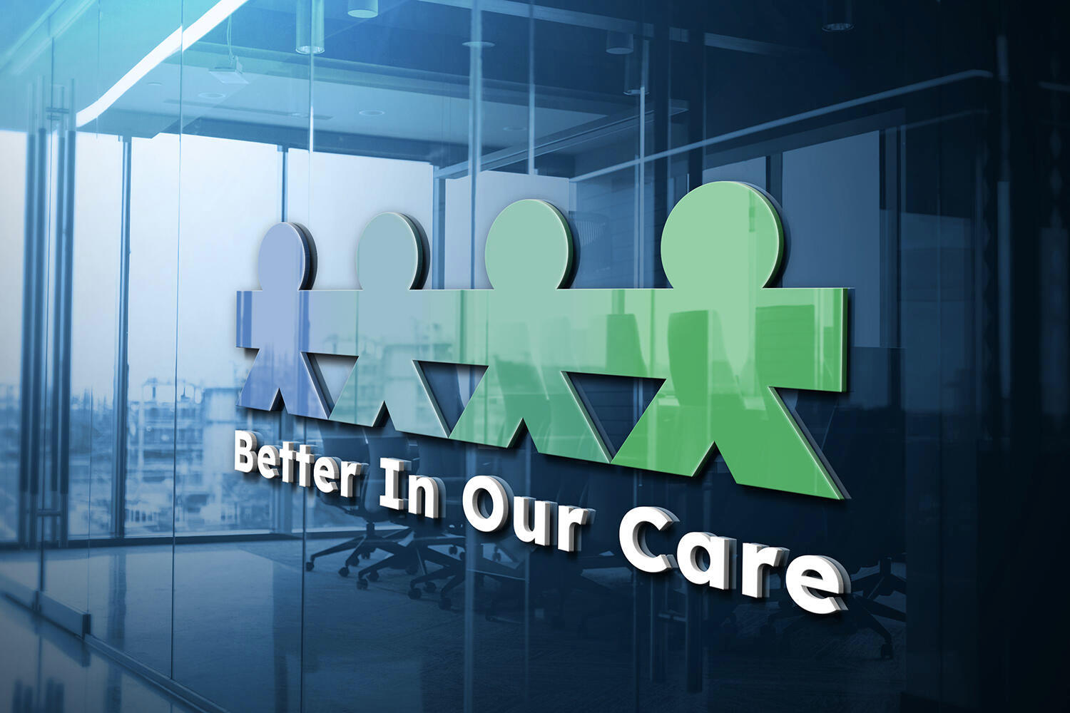Better In Our Care logo design