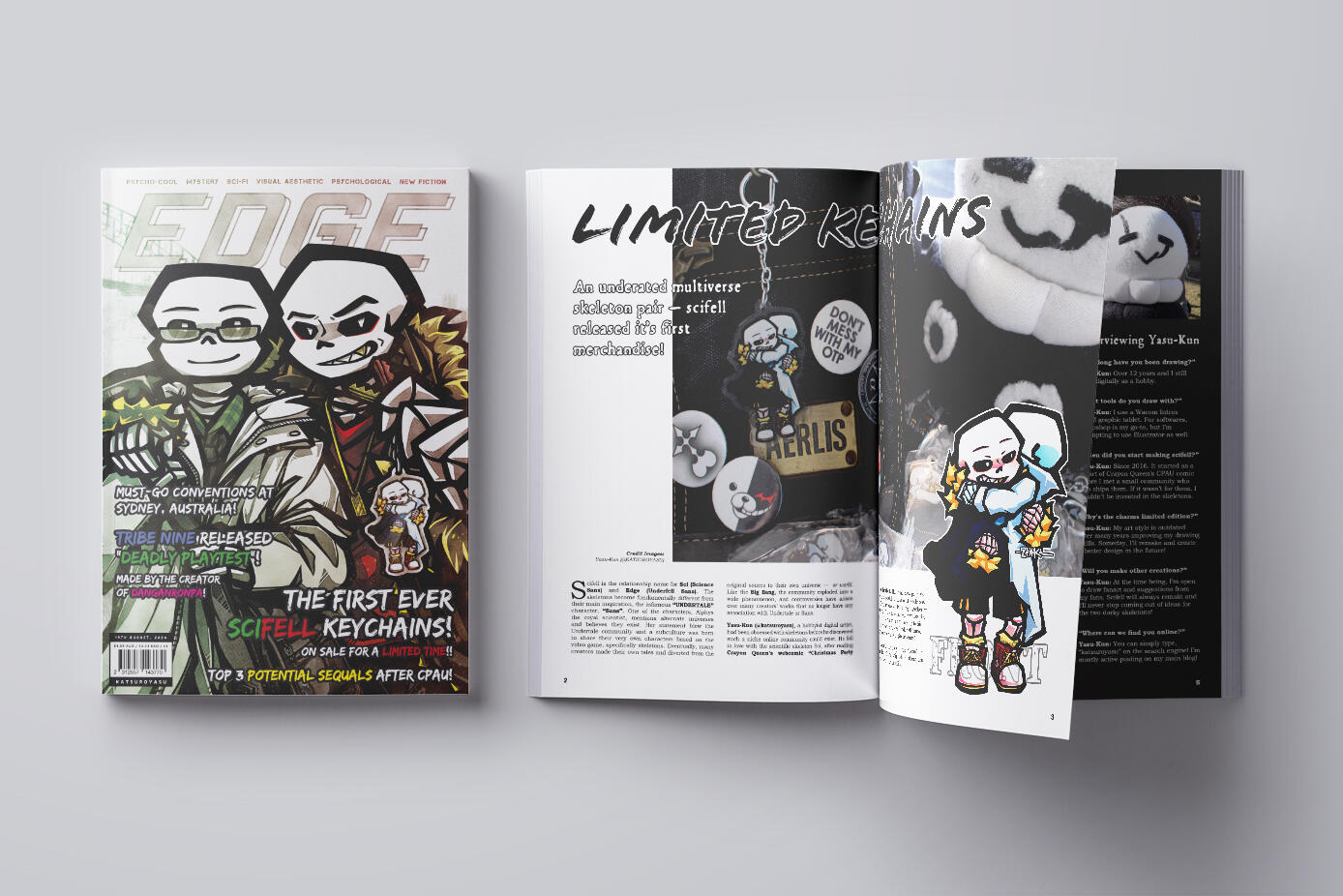 EDGE magazine layout photography illustration
